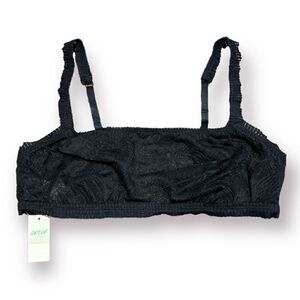Aerie Women’s Black Lace Sheer Bra Size Medium NWT